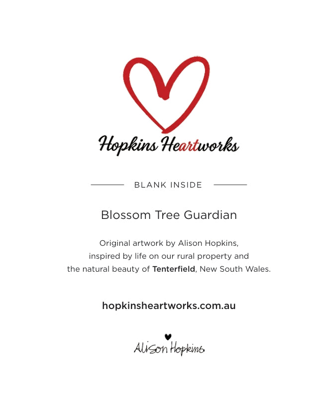 Blossom Tree Guardian Fine Art Greeting Card
