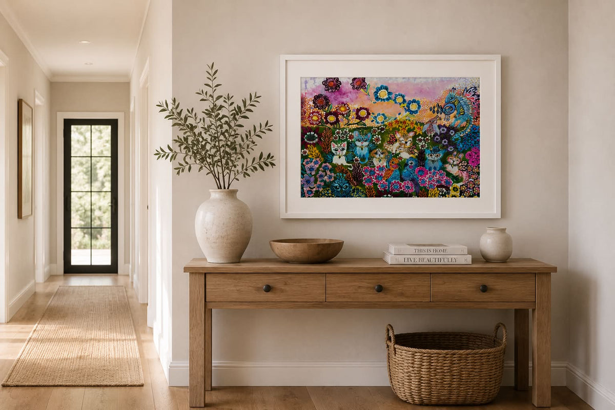 Garden of Flutter and Fur - Award Winning Art