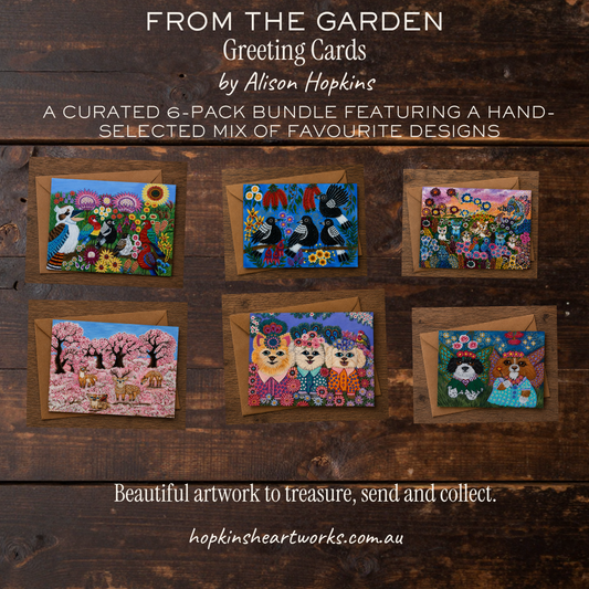 From The Garden – Selected 6‑Pack Greeting Card Bundle
