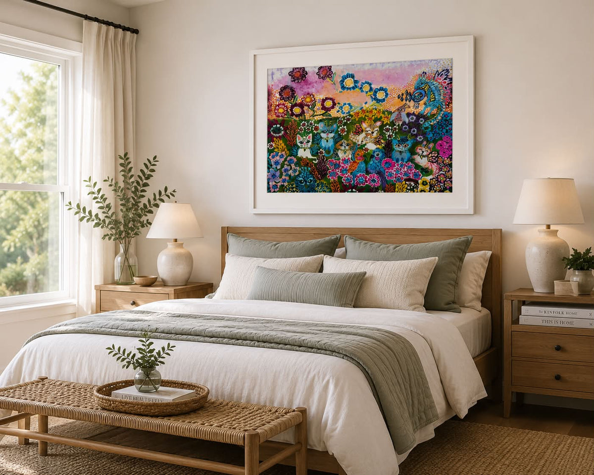 Garden of Flutter and Fur - Award Winning Art