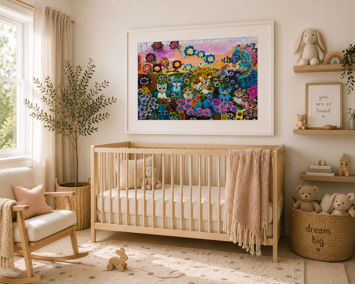 Garden of Flutter and Fur - Award Winning Art