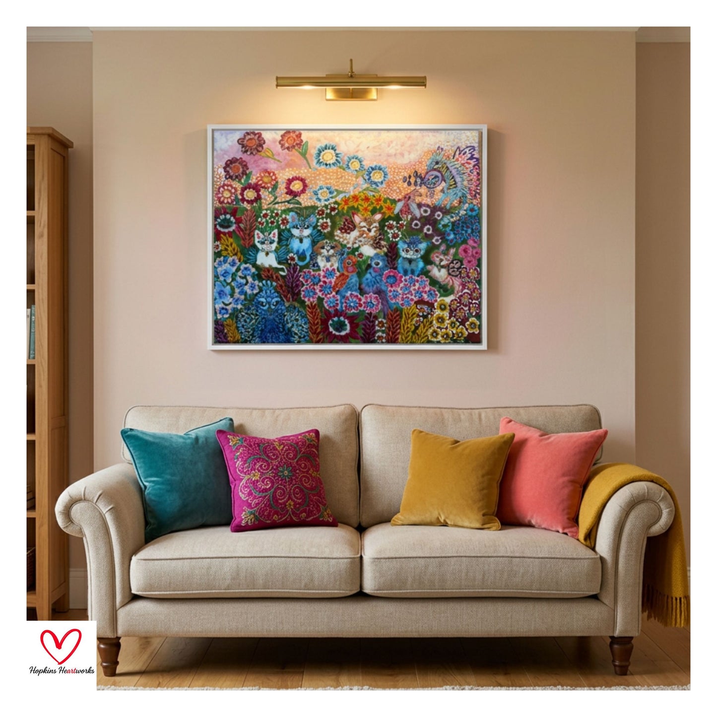 Garden of Flutter and Fur - Award Winning Art