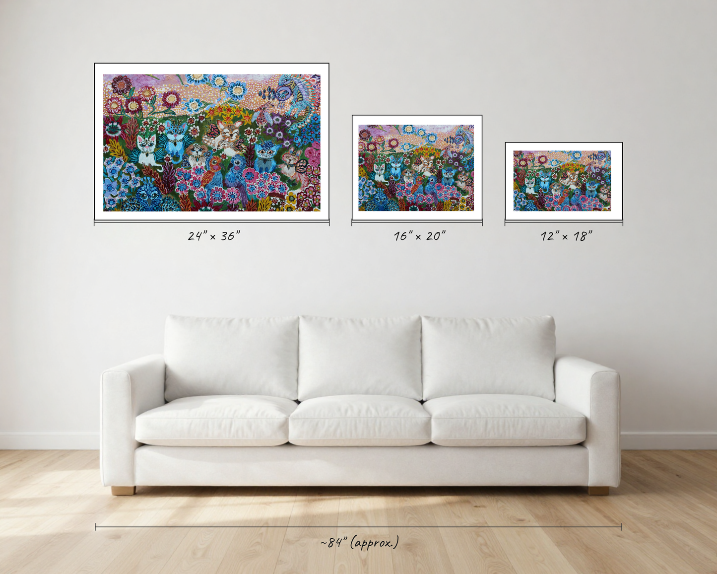 Garden of Flutter and Fur - Award Winning Art