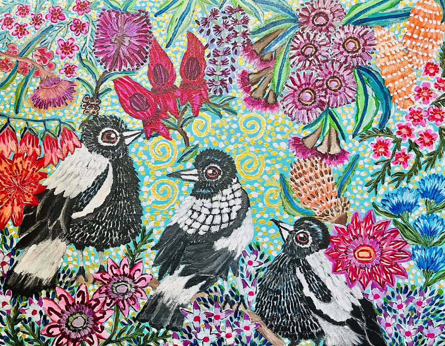 Magpie Garden Party - Prints