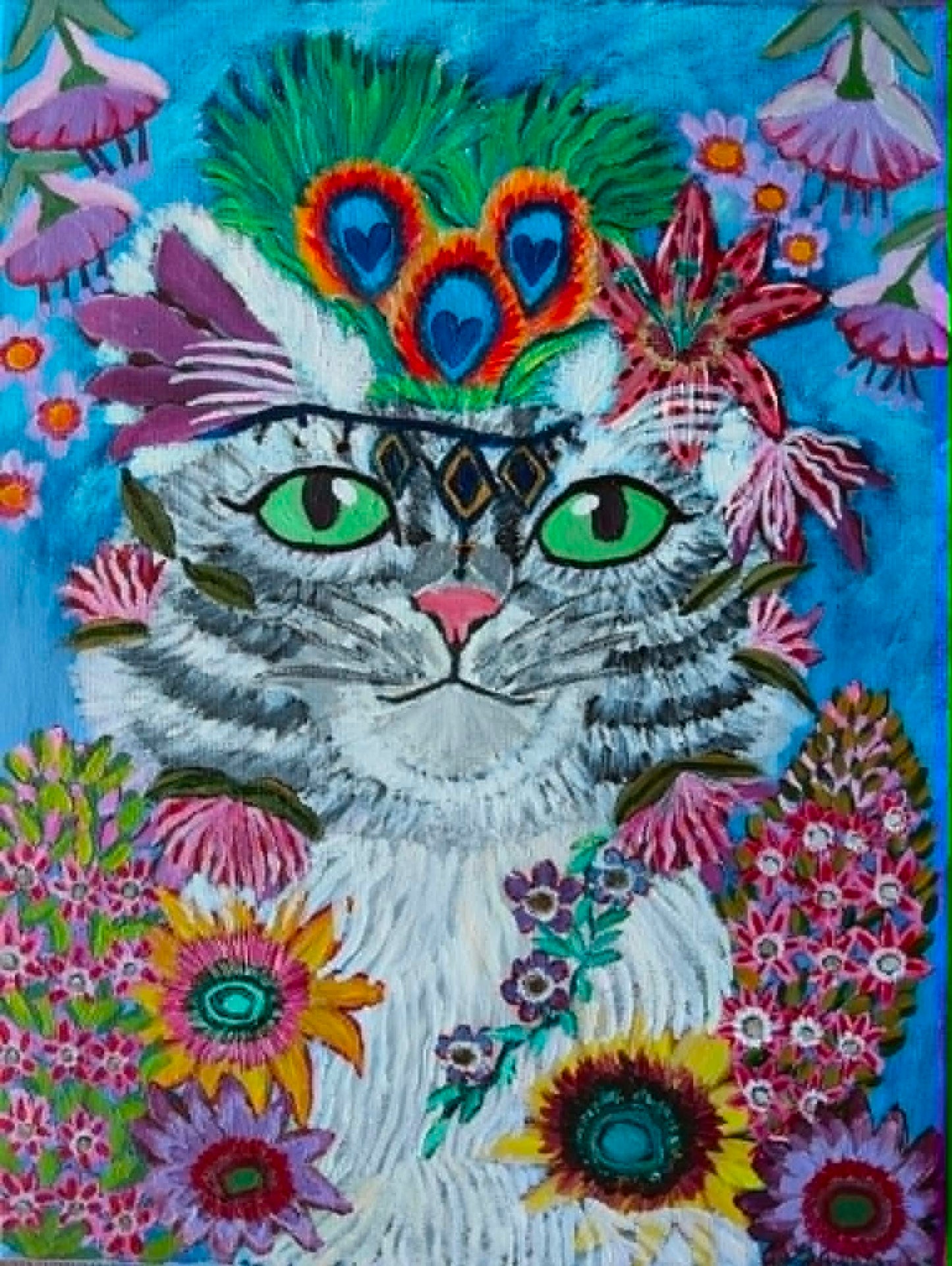 The Peacock Cat - Prints
