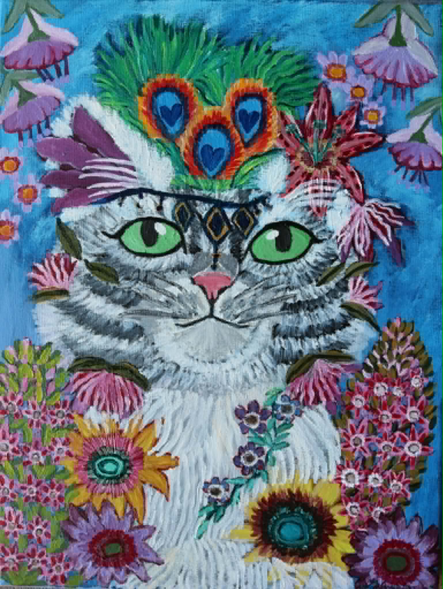The Peacock Cat - Prints