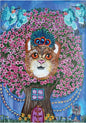 Blossom Tree Guardian Fine Art Greeting Card
