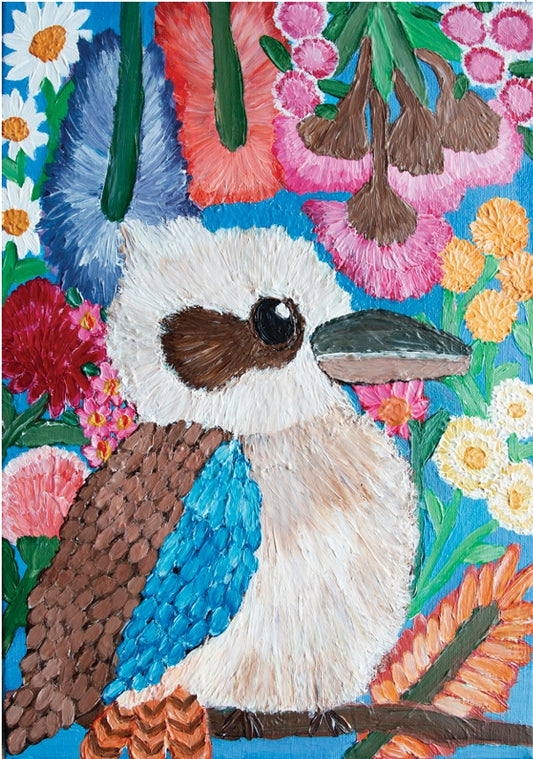 Kookaburra Fine Art Greeting Card