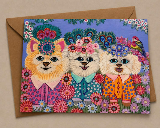 Puppies & Petals Fine Art Greeting Cards