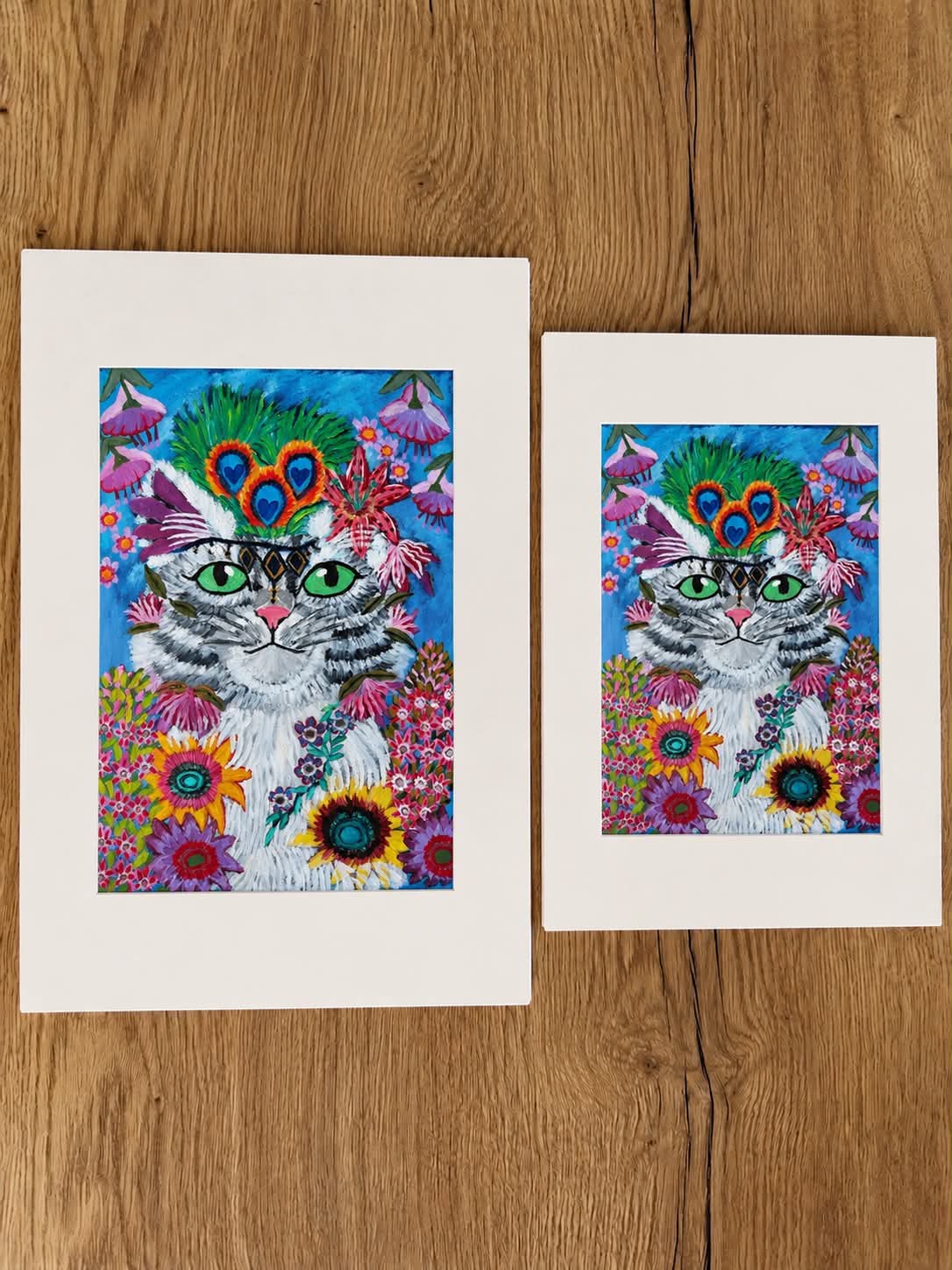 Little Creations - Peacock Cat