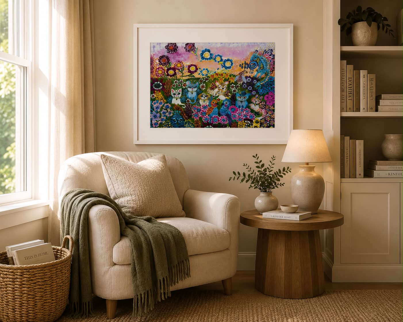 Garden of Flutter and Fur - Award Winning Art